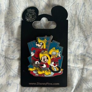 Disney Pin Trading Vintage Mickey, Donald, and Goofy Firefighters